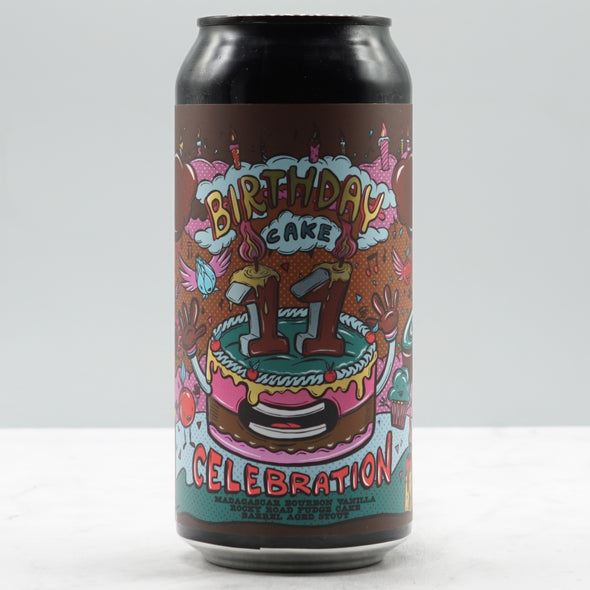 AMUNDSEN - 11TH BIRTHDAY CAKE - MADAGASCAR BOURBON VANILLA ROCKY ROAD FUDGE CAKE BARREL AGED STOUT 11.5%